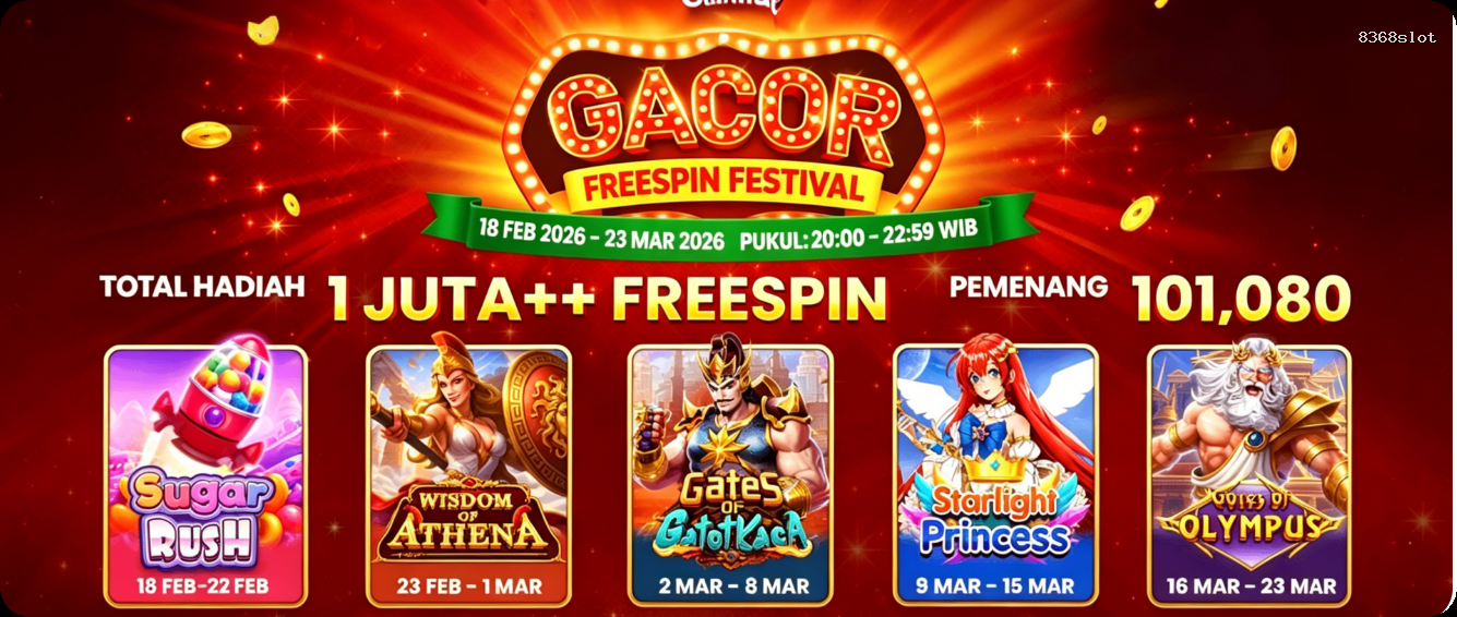 Login 8368slot Sekarang Bonus Melimpah